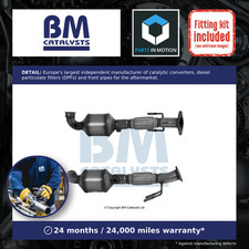 Catalytic Converter Type Approved + Fitting Kit fits FORD S-MAX TDCi 2.0D Front