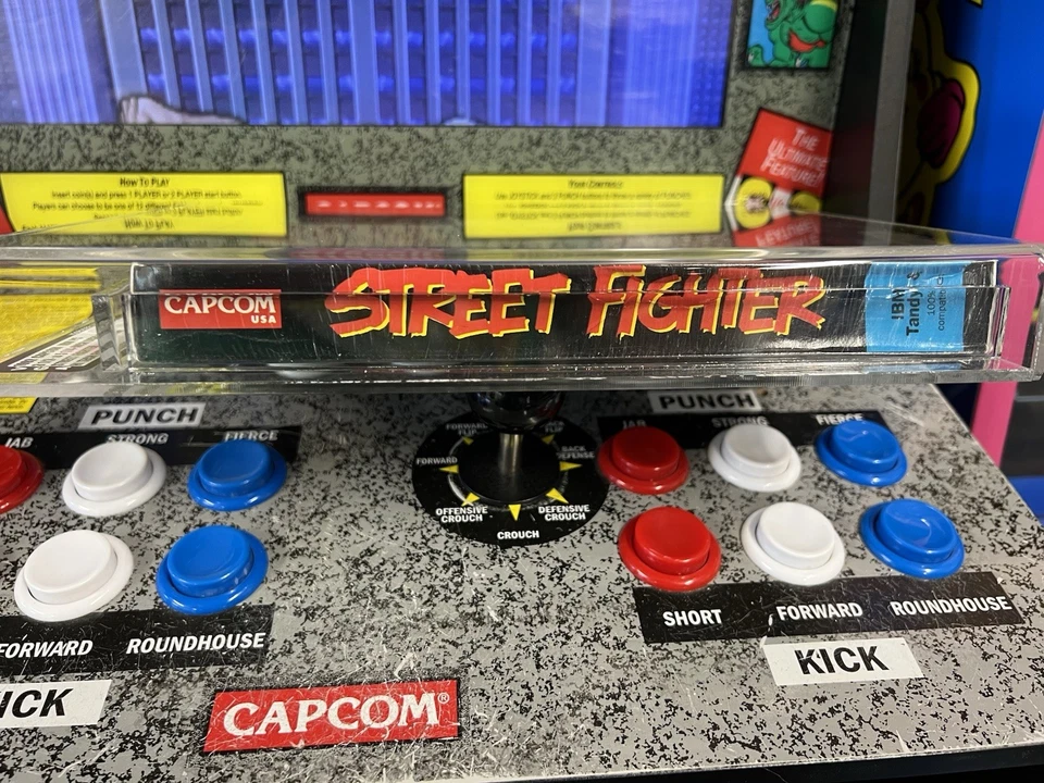 1992 IBM PC Street Fighter Graded VGA 80 NM Capcom Big Box NEW - Ken & Ryu Debut - Image 4 of 4