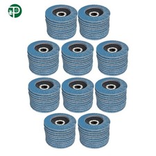 100Pack 4-1/2" 7/8'' 40 Grit T29 Premium Zirconia Flap Disc Sanding Grinding New