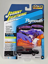 Johnny Lightning 1962 Plymouth Savoy Max Wedge Silhouette Black Johnny Lightning 1962 Plymouth Savoy Max Wedge Silhouette Black