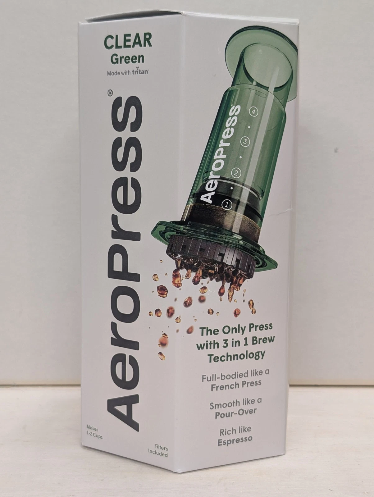 AeroPress CLEAR Green Coffee and Espresso Maker
Opens in a new window or tab