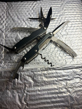 Messe Promo Multitool Klappzange mit Messer Sägefeile Korkenzieher