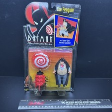 Batman The Animated Series Penguin w Hypno-Spin Umbrella Launcher by Kenner 1992
