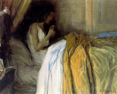 Santiago Rusinol Before the Morphine 1890 17''x 22'' Archival Art Print