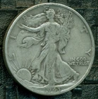 1945 USA Silver Walking Liberty Half Dollar  R77
