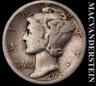 1927-S Mercury Dime - Scarce  Better Date  No Reserve  #K1142