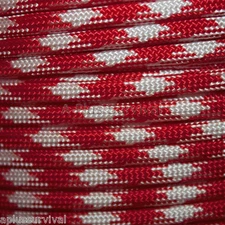 Strawberry Fields Paracord 100 Foot 550 lb Bracelet Camping Survival Kit Rope