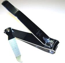 New Nail-Clipper-Curved W/File -Large * US FREE SHIPPING *