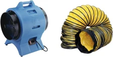 Schaefer Americ VAF3000A Confined Space Ventilation Blower Fan and 12" x 25 Foot