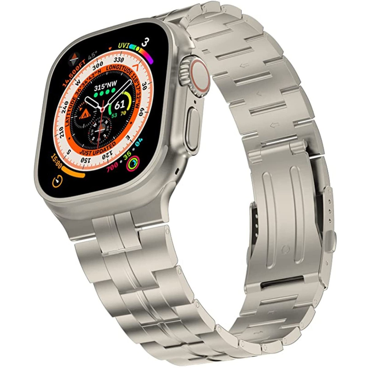 高品質チタンバンド Apple Watch Ultra/Ultra 2 49mm 専用バンド Apple 