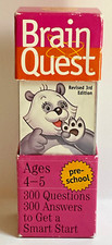 Deck 1  2 BRAIN QUEST PRESCHOOL Ages 4-5 - 300 Q  A Smart Start