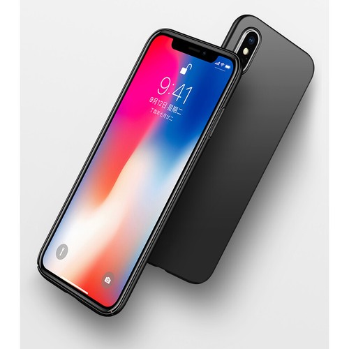 For Apple iPhone X XR XS Max Slim Thin Fit Case Hard Back Bump Cover - Picture 2 of 16