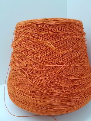 Wolle Garn Stricken & häkeln|Kone 100% baumwolle orange 1,2kg/Nm 7/1 lace garn