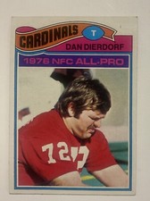 1977 Topps Football Card #90 Dan Dierdorf Card St Louis Cardinals HOF NM