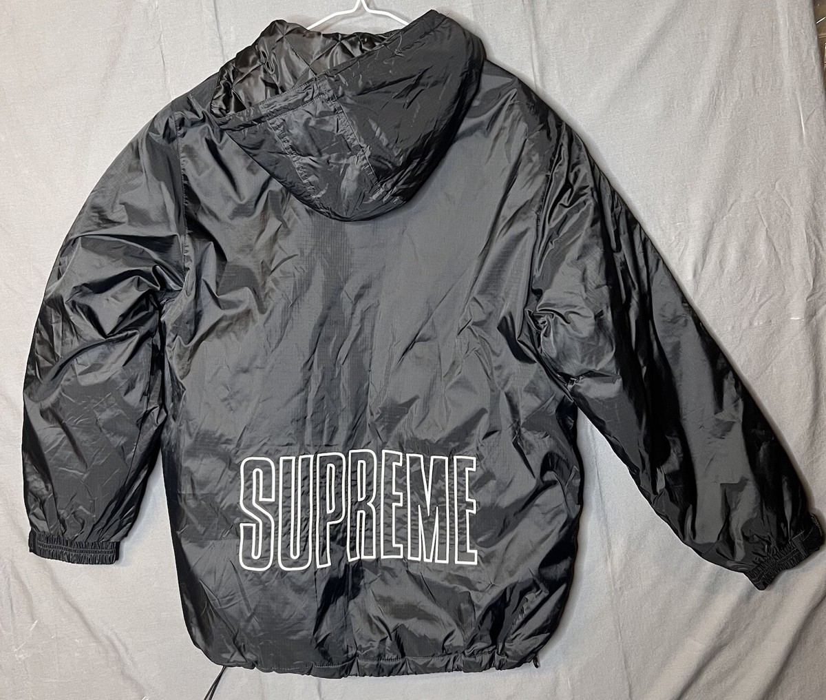 Supreme Champion Pullover Parka 【L】 Supreme x Champion Pullover Parka SS/18 Black Men's Large | eBay