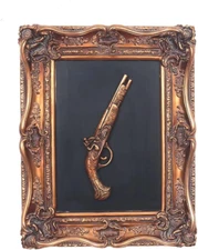 Vintage Wall Sculpture,Antique Pediment,Hallway Wall Art,Hand Painted Wall,,,,