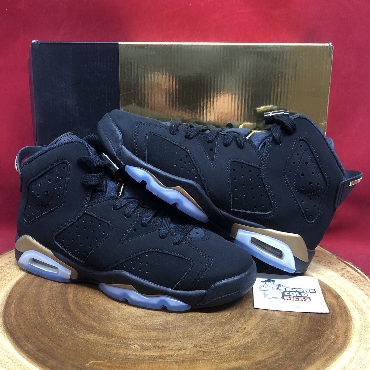 Nike Air Jordan 6 Retro DMP Black & Gold Youth 5Y CT4964-007 | eBay