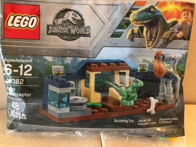 lego jurassic world baby velociraptor playpen 30382
