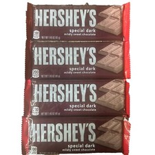 Hershey s Special Dark Chocolate Mildly Sweet Chocolate 1.45 oz Lot Of 4