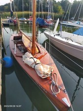 Jolle Sharpie, Diese wunderschöne Jolle " Sharpie" ist 1934 von Abeking&Rassmuss