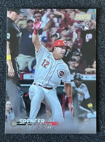 Spencer Steer 2023 Topps Stadium Club Rookie / RC #213 Cincinnati Reds