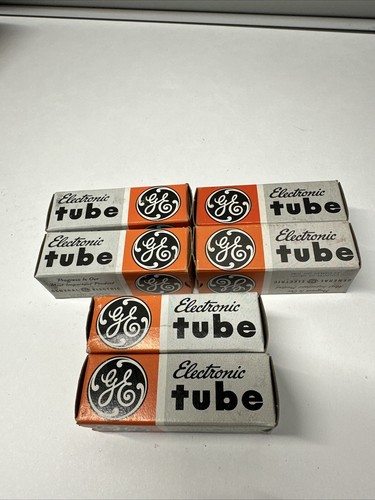 Gemischte Menge 6 neue Vintage elektronische Vakuumröhren UNGETESTET in Kartons. - Bild 3 von 3