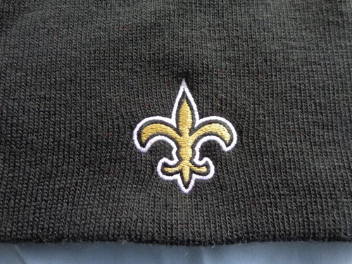VINTAGE NFL NEW ORLEANS SAINTS SKULL CAP, BEANIE, HAT, NEW WITH TAGS - Picture 2 of 4