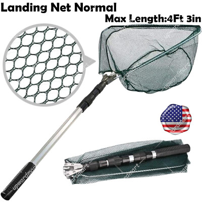 Telescopic Folding Aluminum Handle Fishing Landing Net Section