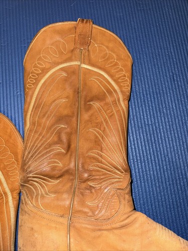 100% Leather Boots Size USA 7.5M, European 40, English 6.5, AU 6.5, Tony Lama - Picture 14 of 21