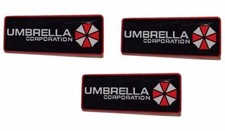 Resident Evil Umbrella Corporation Chest 2  Wide Metal Enamel Set of 3 Pins