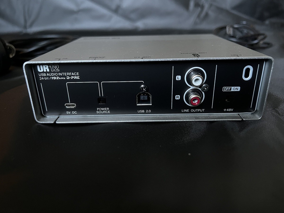 Steinberg UR12 USB Audio Interface W/ Audio Technica AT2020 Studio