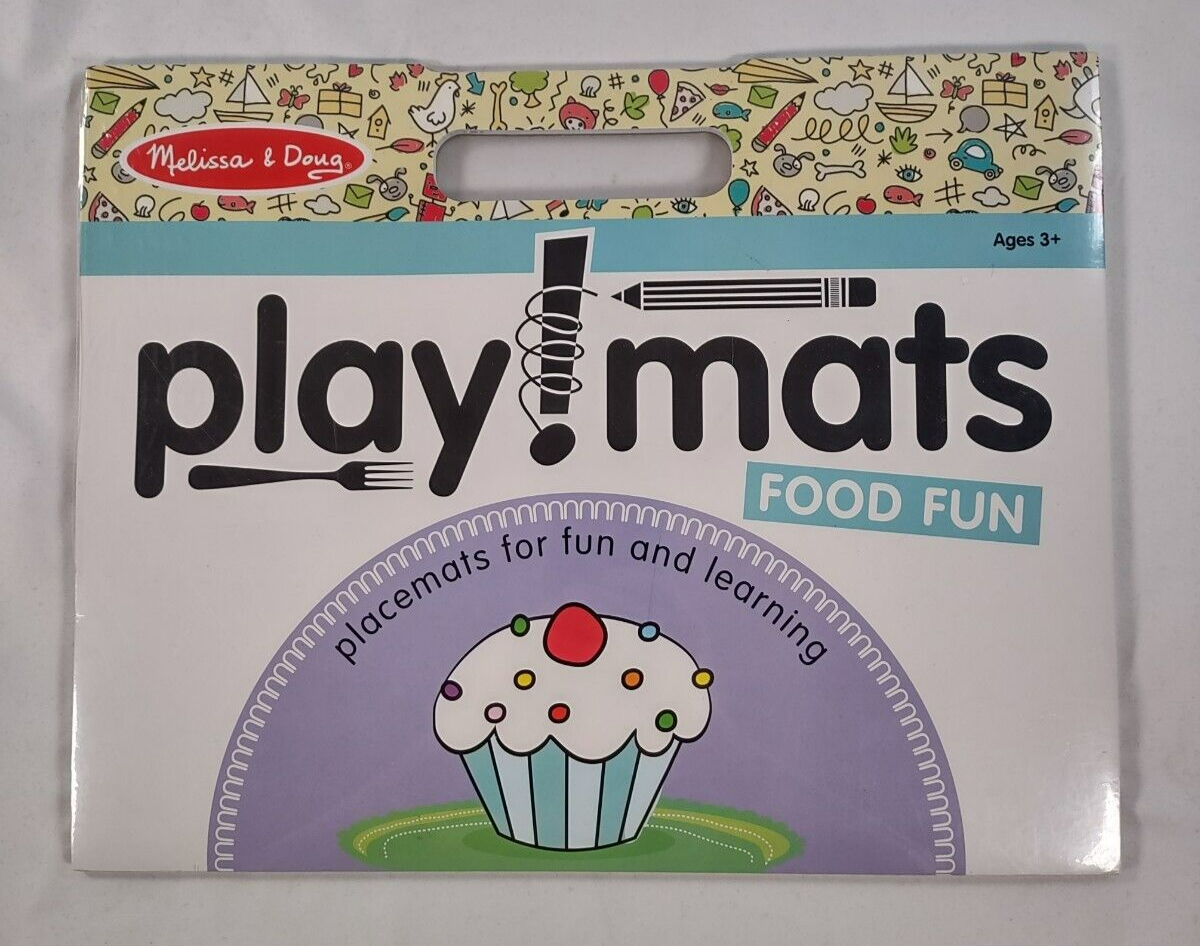 Melissa Doug play! mats Food Fun Ages 3+, Learning Creativity