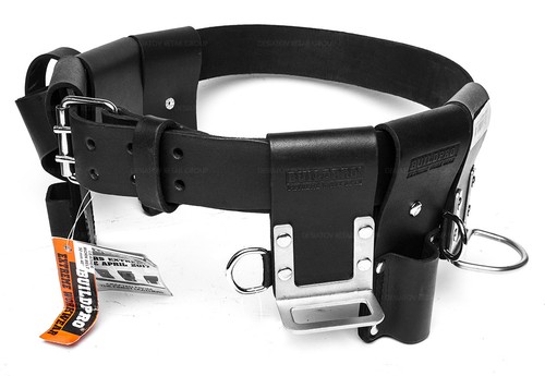 BuildPro Scaffolders Belt Kit Leather Heavy Duty Stitching LBBSBK - Picture 3 of 5
