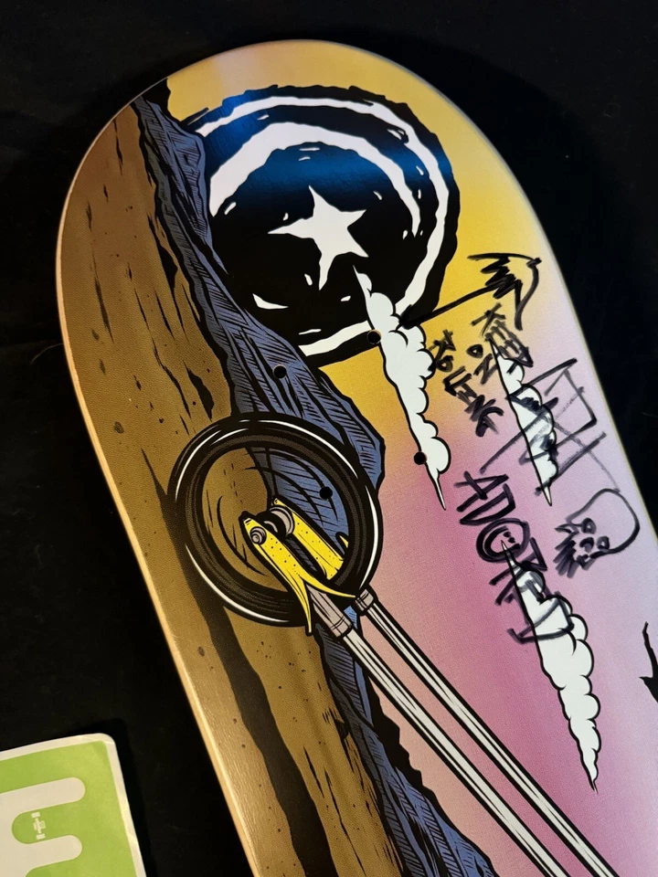 Base Corey Duffel Early Pro Modelo Patineta AUTOGRAFIADA RARA FIRMADA Foto 3 de 4