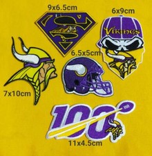 NFL Minnesota Vikings Logo Patch sport Embroidery ,Iron ,Sewing on Fabric