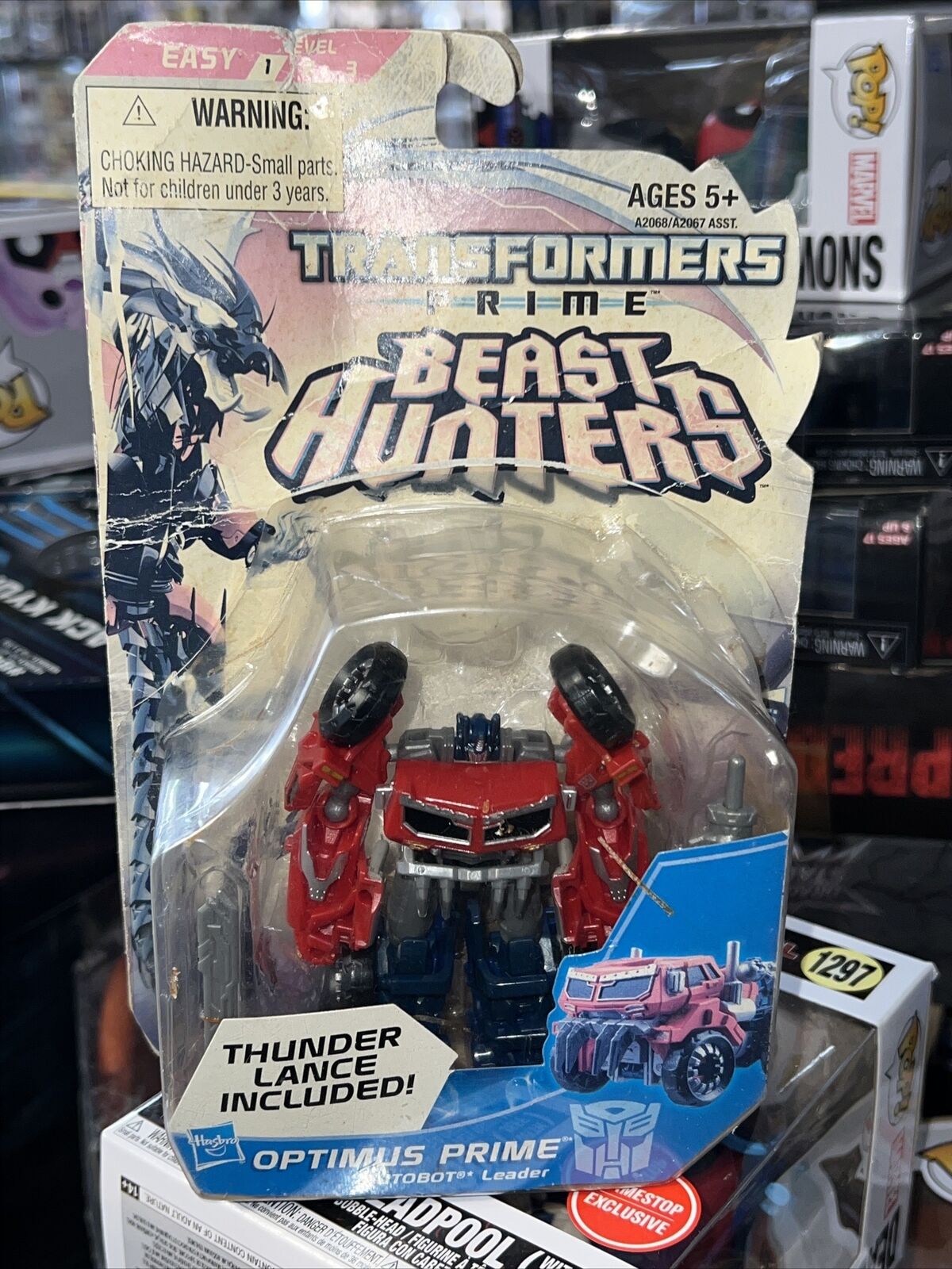 2012 Transformers Prime Beast Hunters Series 3 Optimus Prime Autobot 4” Figure