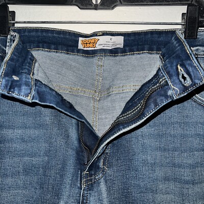 Vintage Looney Tunes Blue Jeans Mens 42x32 Bugs Bunny Graphic