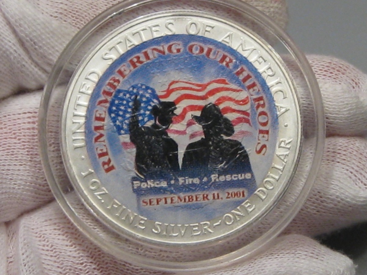 American Heroes 2001 Painted SAE Silver American Eagle. #37