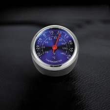 Mini Car Dashboard Thermometer Hygrometer Quartz Mechanical Ornament 1