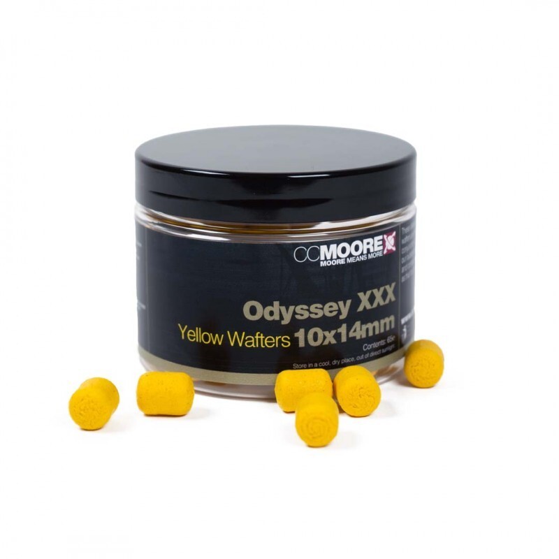 CC Moore Odyssey XXX Dumbell Wafters Yellow - 10x14mm - Carp Fishing Hookbaits