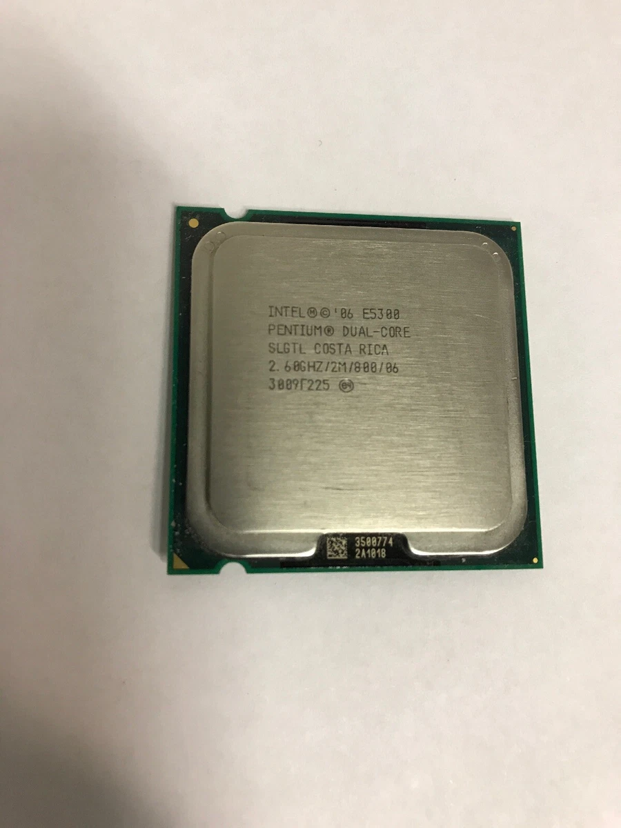 Processeur Intel Pentium Dual-core E5300 2,6Ghz Socket 775 SLGTL
