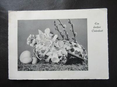 Postcard A Happy Easter Easter - Old Easter Card Circa 1961
