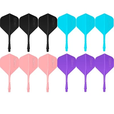 CyeeLife Integrated Dart Shaft and Flights 12pcs , 48mm ,Dart Accessories