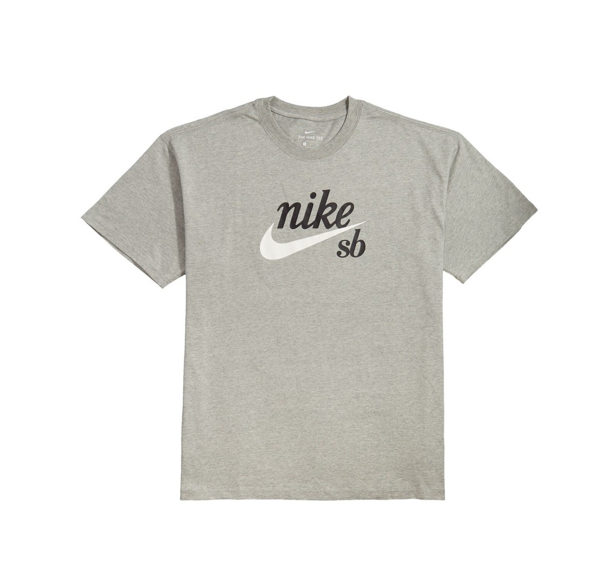Nike SB HBR Dark Grey Heather Oversized Logo Soft Cotton Loose Fit Men's T- Shirt | eBay UK