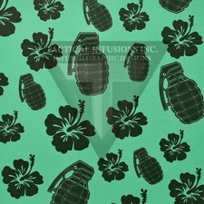 Kydex Infused Hibiscus Grenades 11 7/8 X 11 7/8" 1 Sheet