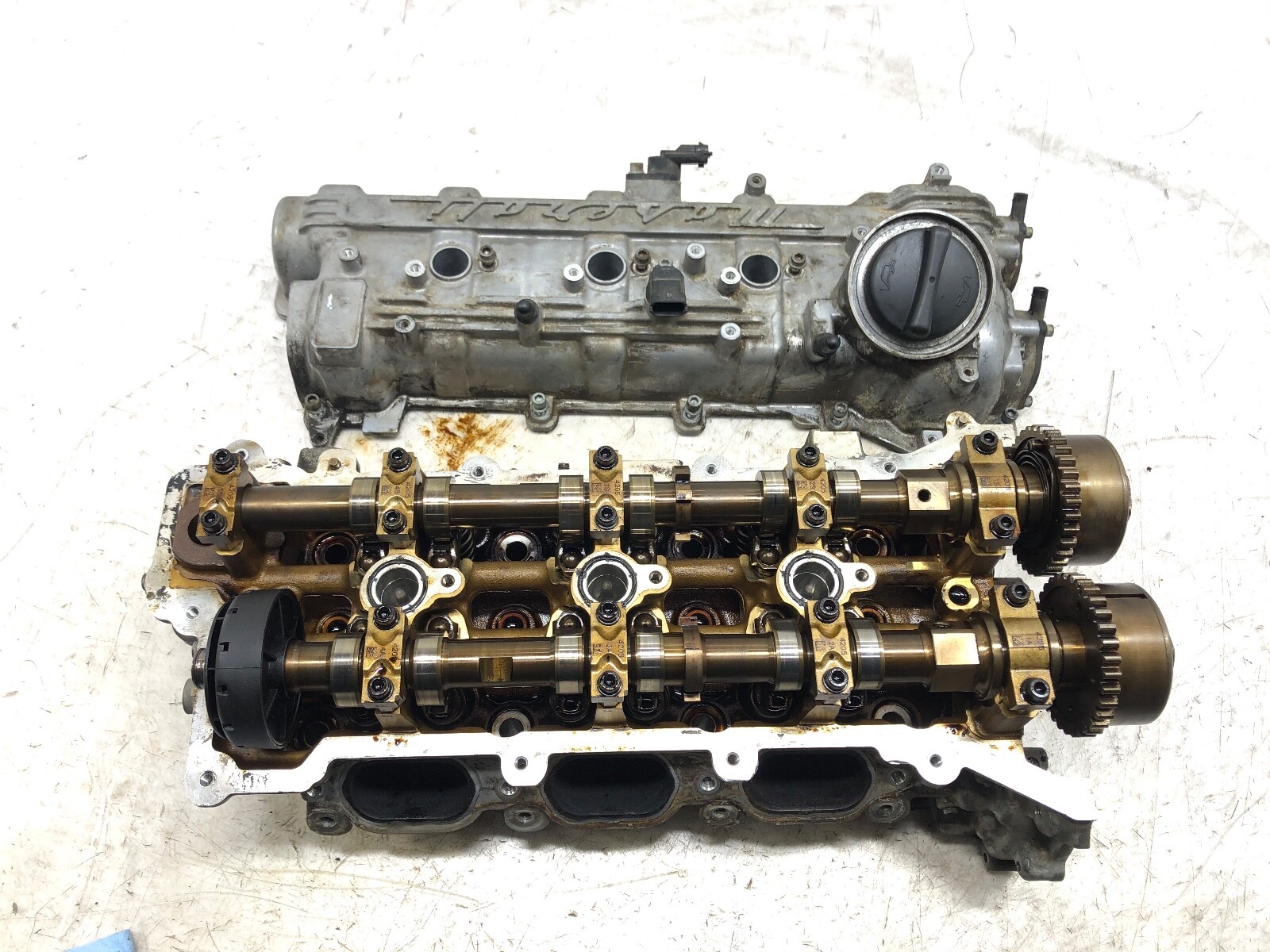 2014-2019 MASERATI GHIBLI 3.0L V6 LEFT DRIVER SIDE CYLINDER HEAD ASSE OEM 150K.
