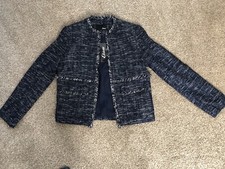 Brand New Gorgeous Blazer Size6 Navy Blue By Etam Rrp . €59.99