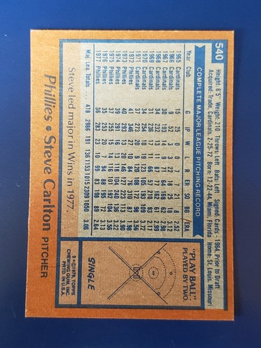 Tarjetas de béisbol Topps 1978 completa tu conjunto que elijas #529-630 - Imagen 23 de 195