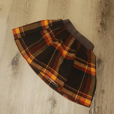 Vintage JCPenney's plaid toddler girl skirt 4 cosplay dressup costume