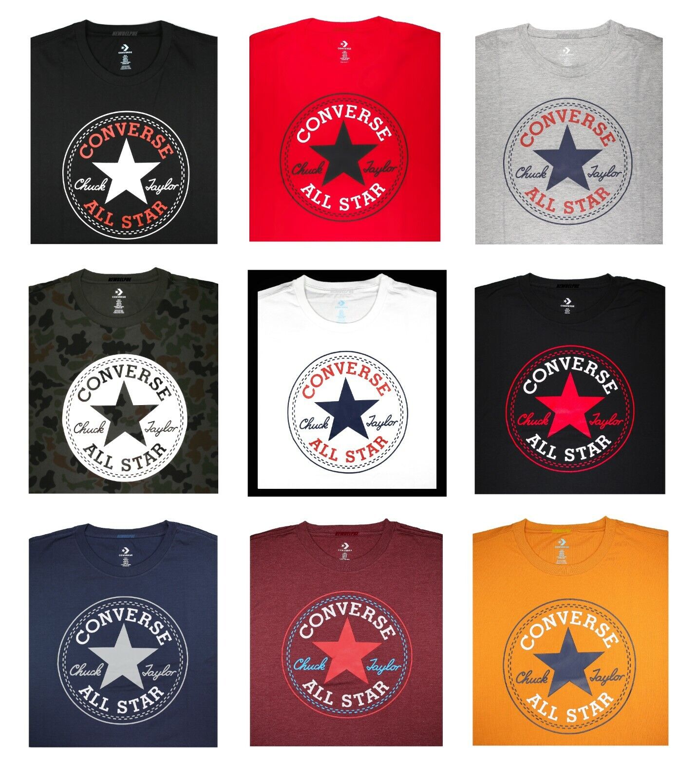 Converse Mens Chuck Taylor All Star Size Small Crew Neck T Shirt 